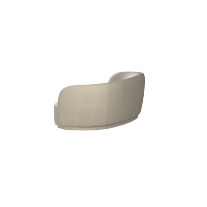 Posh Sofa - Curved Back Sofa with Continuous Base