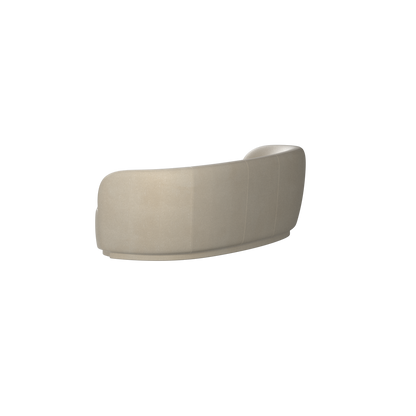 Posh Sofa - Curved Back Sofa with Continuous Base