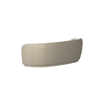 Posh Sofa - Curved Back Sofa with Continuous Base