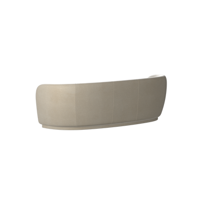 Posh Sofa - Curved Back Sofa with Continuous Base
