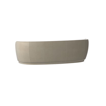 Posh Sofa - Curved Back Sofa with Continuous Base