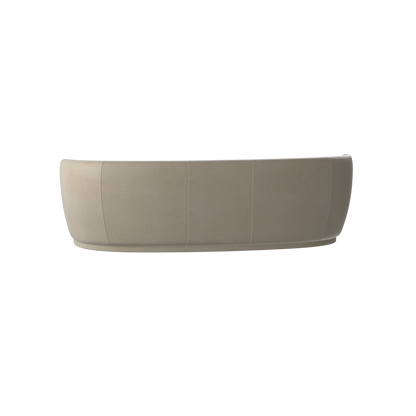 Posh Sofa - Curved Back Sofa with Continuous Base