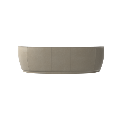 Posh Sofa - Curved Back Sofa with Continuous Base