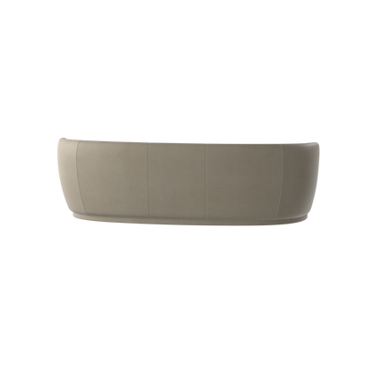 Posh Sofa - Curved Back Sofa with Continuous Base