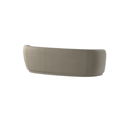 Posh Sofa - Curved Back Sofa with Continuous Base