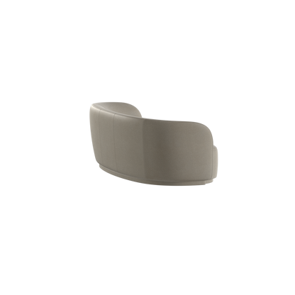 Posh Sofa - Curved Back Sofa with Continuous Base