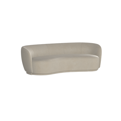 Posh Sofa - Curved Back Sofa with Continuous Base