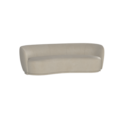 Posh Sofa - Curved Back Sofa with Continuous Base