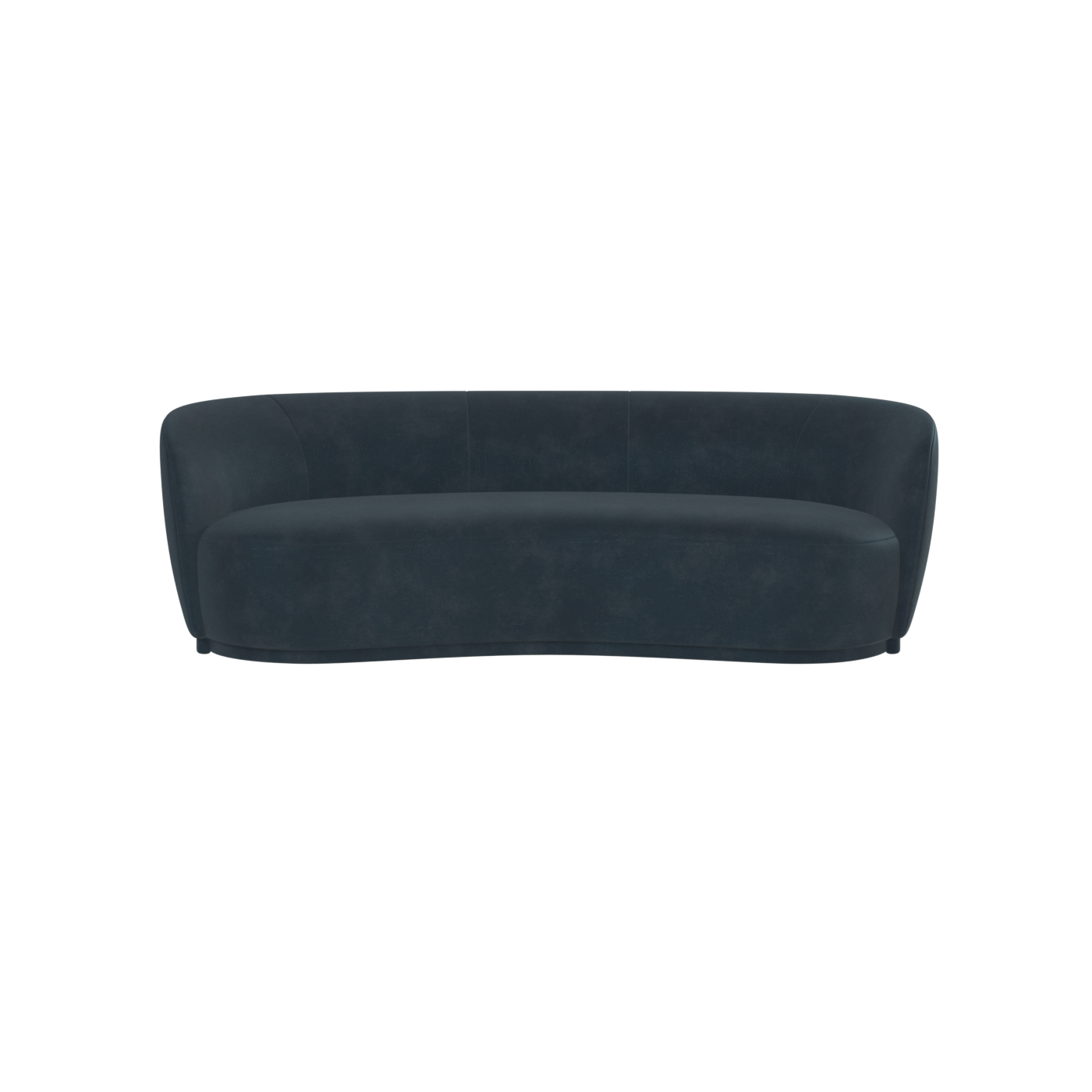 Posh Sofa - Curved Back Sofa with Continuous Base