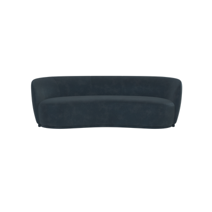 Posh Sofa - Curved Back Sofa with Continuous Base