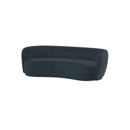 Posh Sofa - Curved Back Sofa with Continuous Base
