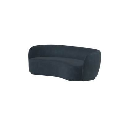 Posh Sofa - Curved Back Sofa with Continuous Base
