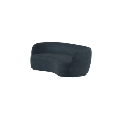 Posh Sofa - Curved Back Sofa with Continuous Base