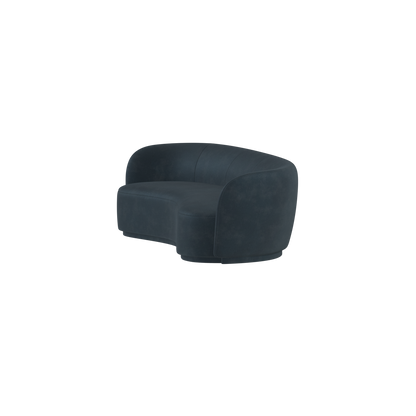Posh Sofa - Curved Back Sofa with Continuous Base