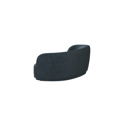 Posh Sofa - Curved Back Sofa with Continuous Base