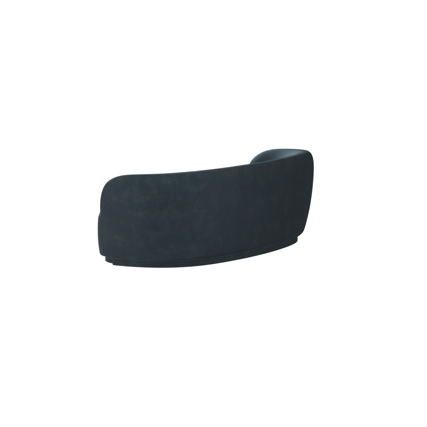 Posh Sofa - Curved Back Sofa with Continuous Base