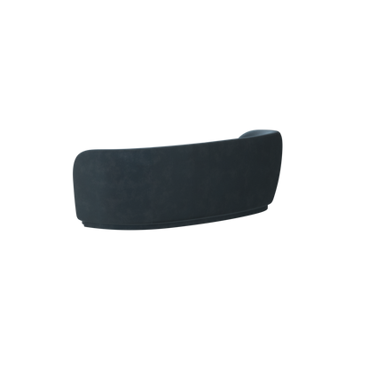 Posh Sofa - Curved Back Sofa with Continuous Base