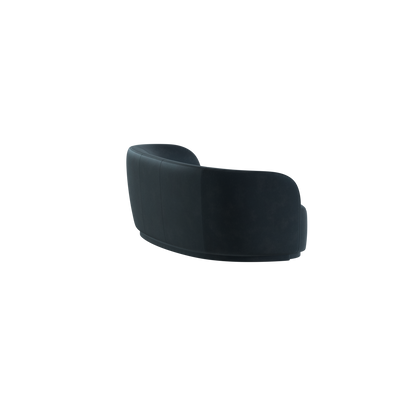 Posh Sofa - Curved Back Sofa with Continuous Base