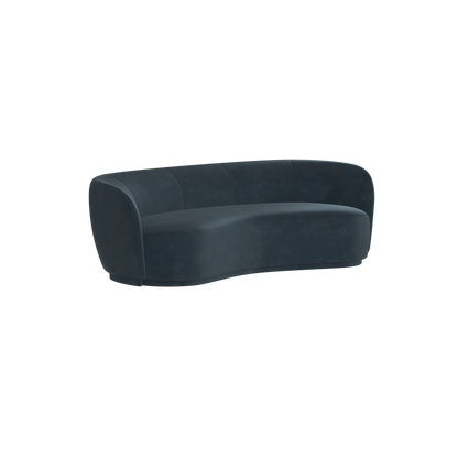 Posh Sofa - Curved Back Sofa with Continuous Base