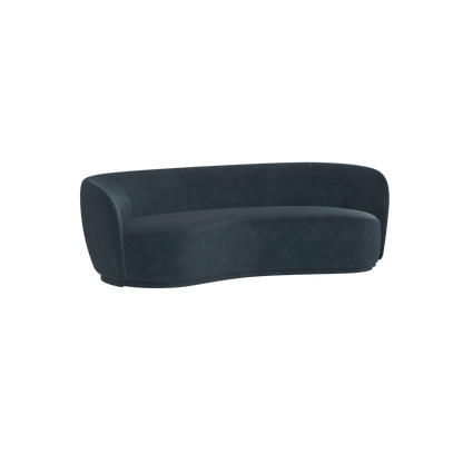 Posh Sofa - Curved Back Sofa with Continuous Base