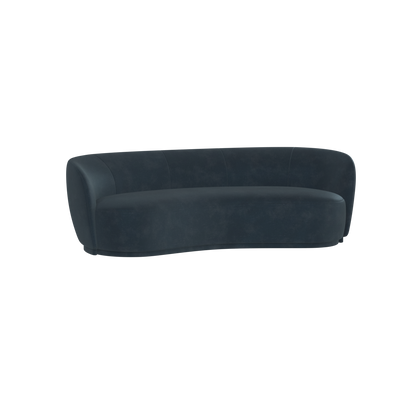 Posh Sofa - Curved Back Sofa with Continuous Base