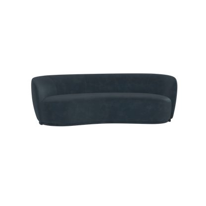 Posh Sofa - Curved Back Sofa with Continuous Base
