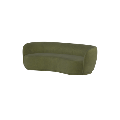 Posh Sofa - Curved Back Sofa with Continuous Base