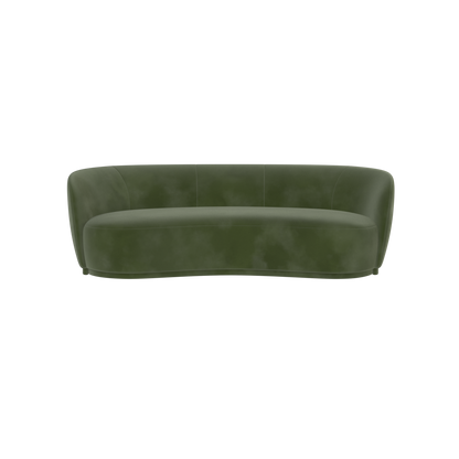 Posh Sofa - Curved Back Sofa with Continuous Base