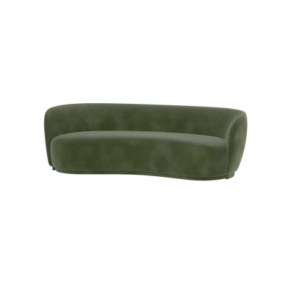 Posh Sofa - Curved Back Sofa with Continuous Base