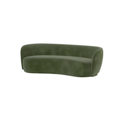 Posh Sofa - Curved Back Sofa with Continuous Base