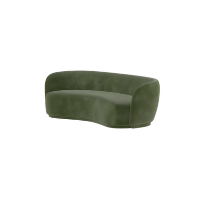 Posh Sofa - Curved Back Sofa with Continuous Base