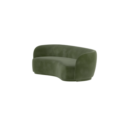 Posh Sofa - Curved Back Sofa with Continuous Base