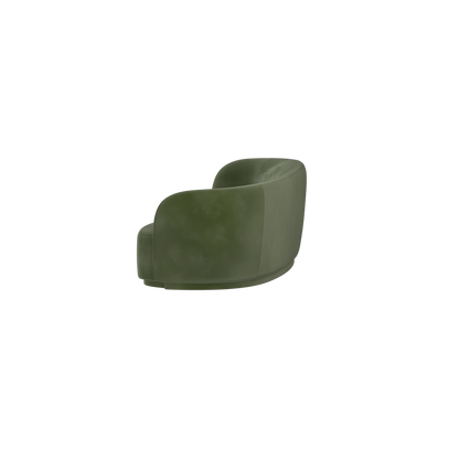 Posh Sofa - Curved Back Sofa with Continuous Base