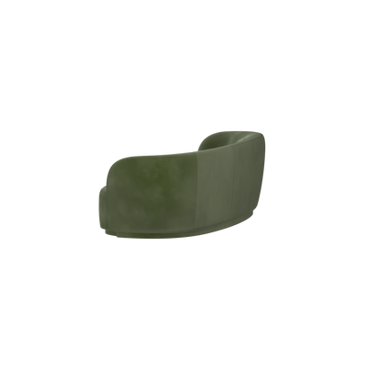 Posh Sofa - Curved Back Sofa with Continuous Base