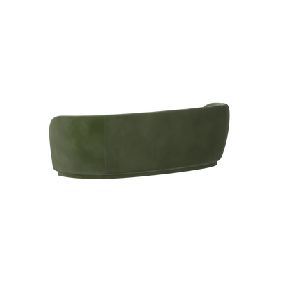 Posh Sofa - Curved Back Sofa with Continuous Base