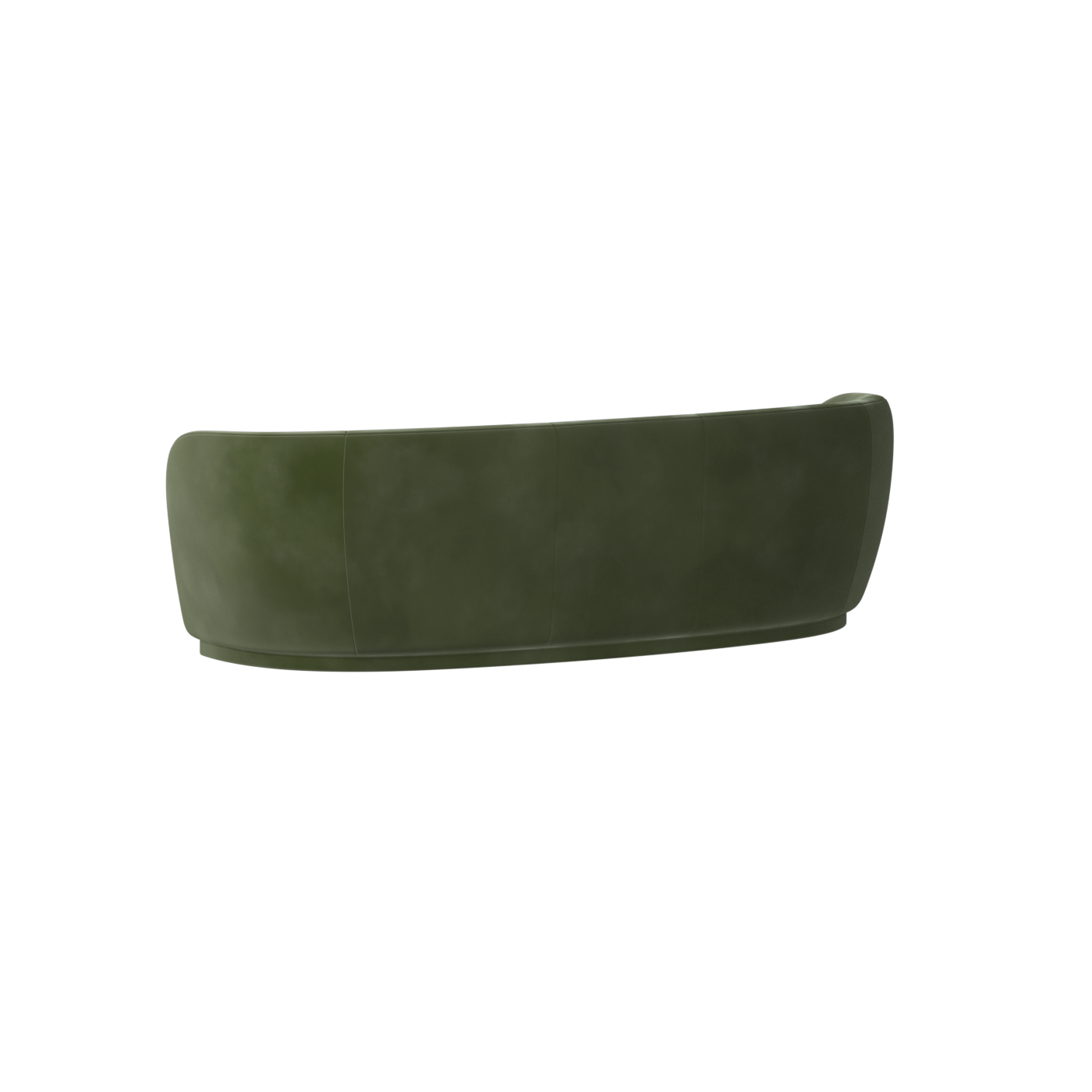 Posh Sofa - Curved Back Sofa with Continuous Base