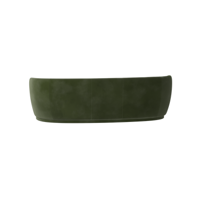 Posh Sofa - Curved Back Sofa with Continuous Base