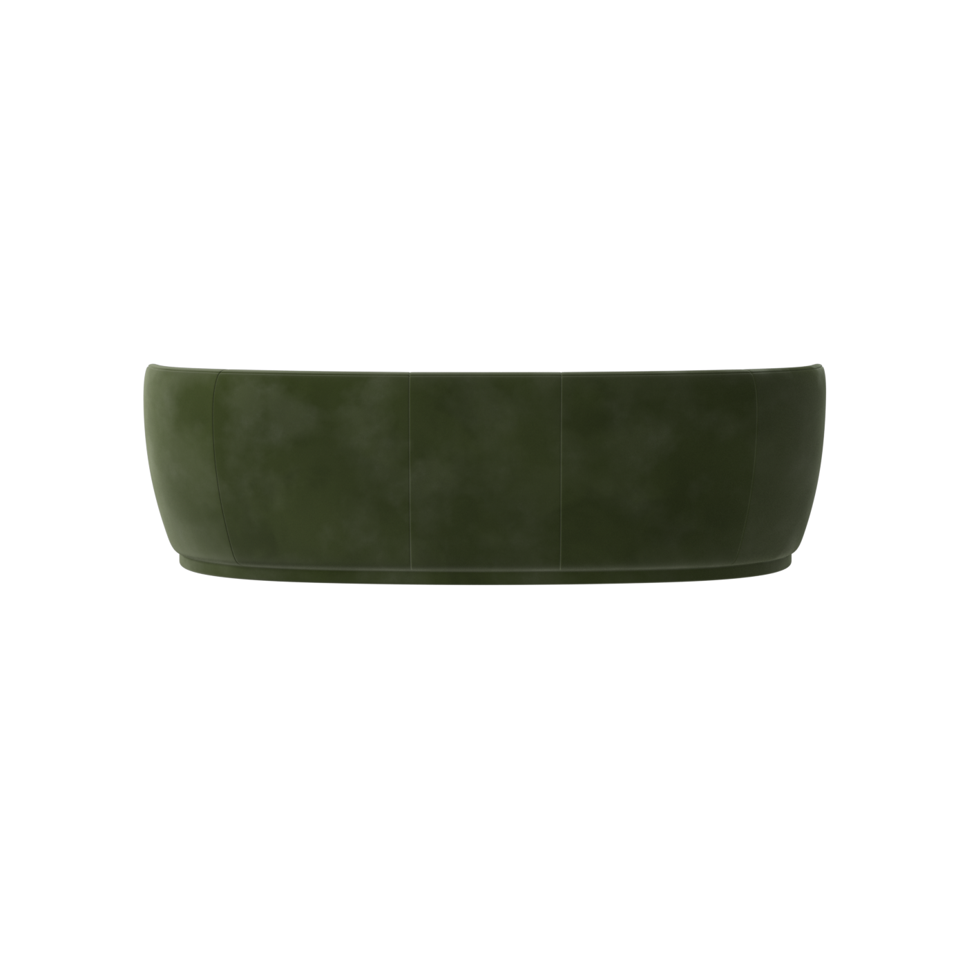 Posh Sofa - Curved Back Sofa with Continuous Base