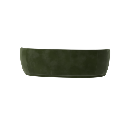 Posh Sofa - Curved Back Sofa with Continuous Base