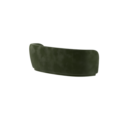 Posh Sofa - Curved Back Sofa with Continuous Base