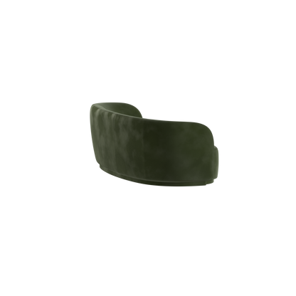 Posh Sofa - Curved Back Sofa with Continuous Base