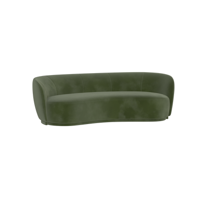 Posh Sofa - Curved Back Sofa with Continuous Base