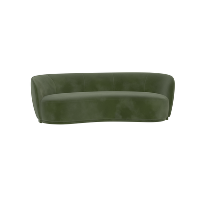 Posh Sofa - Curved Back Sofa with Continuous Base