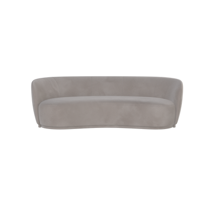 Posh Sofa - Curved Back Sofa with Continuous Base