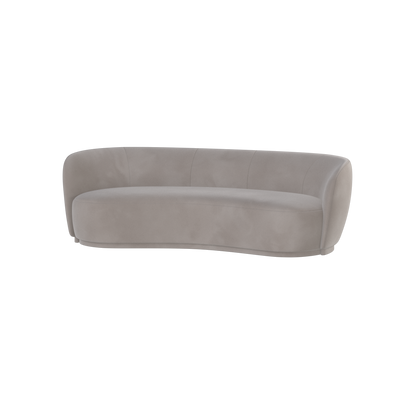 Posh Sofa - Curved Back Sofa with Continuous Base