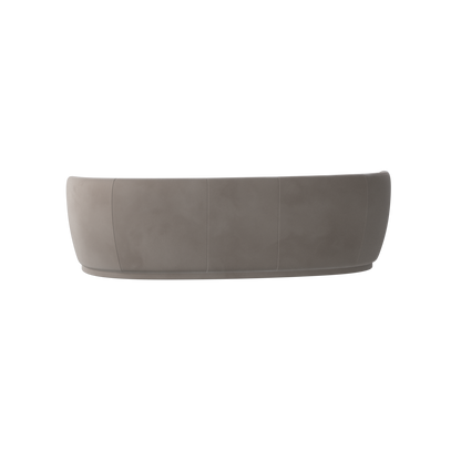 Posh Sofa - Curved Back Sofa with Continuous Base
