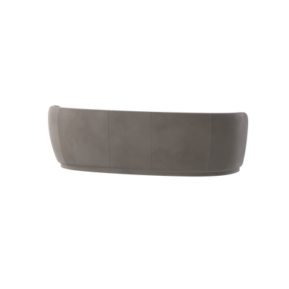 Posh Sofa - Curved Back Sofa with Continuous Base