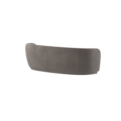 Posh Sofa - Curved Back Sofa with Continuous Base