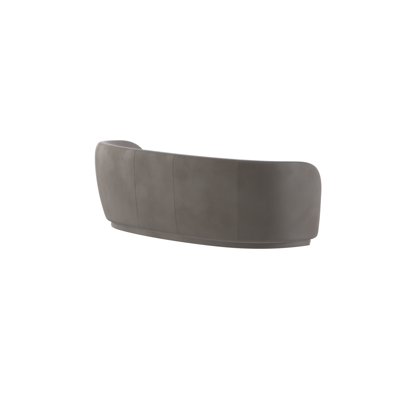 Posh Sofa - Curved Back Sofa with Continuous Base