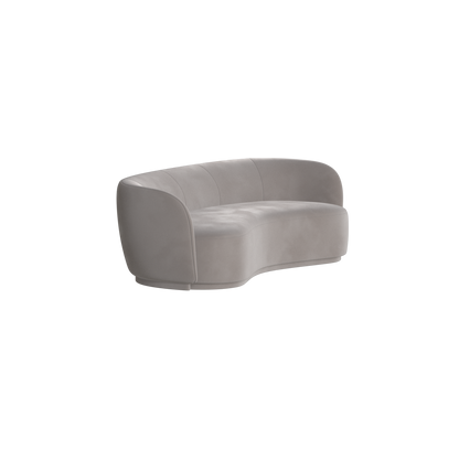 Posh Sofa - Curved Back Sofa with Continuous Base